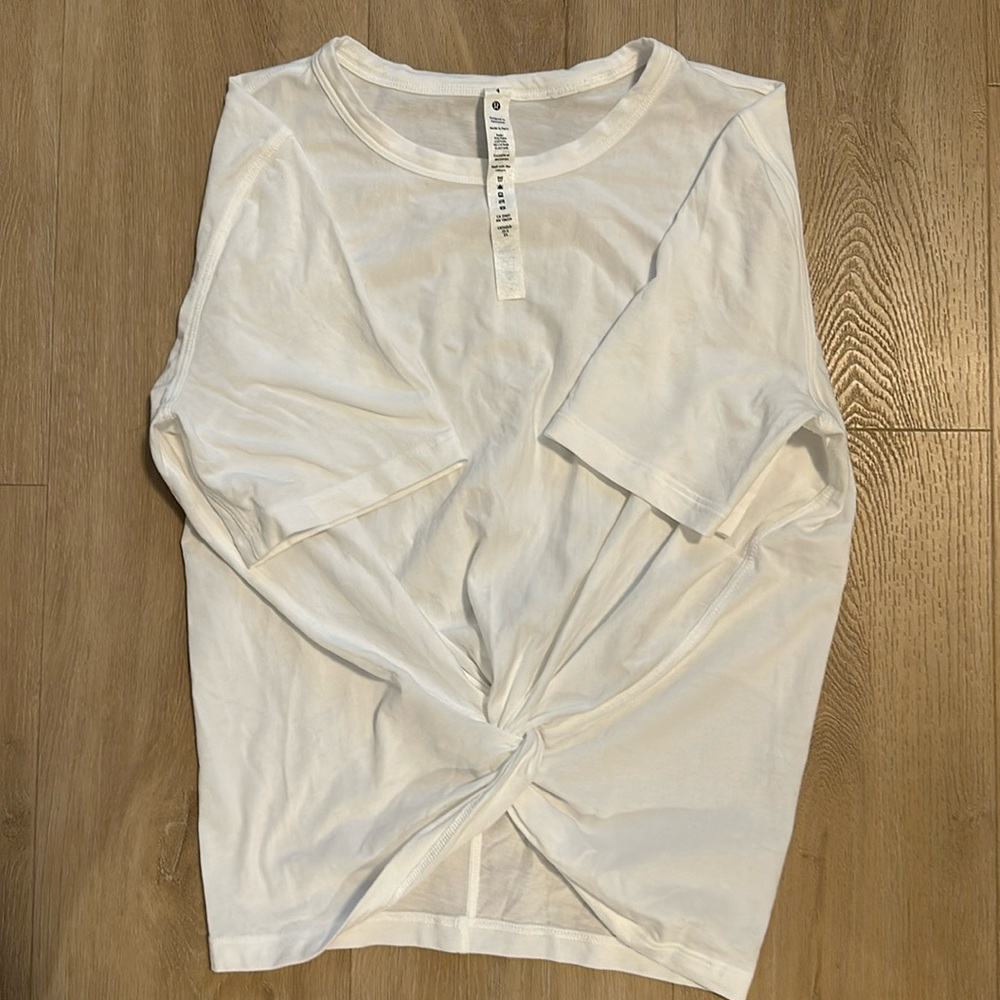 Lululemon tie-front t-shirt